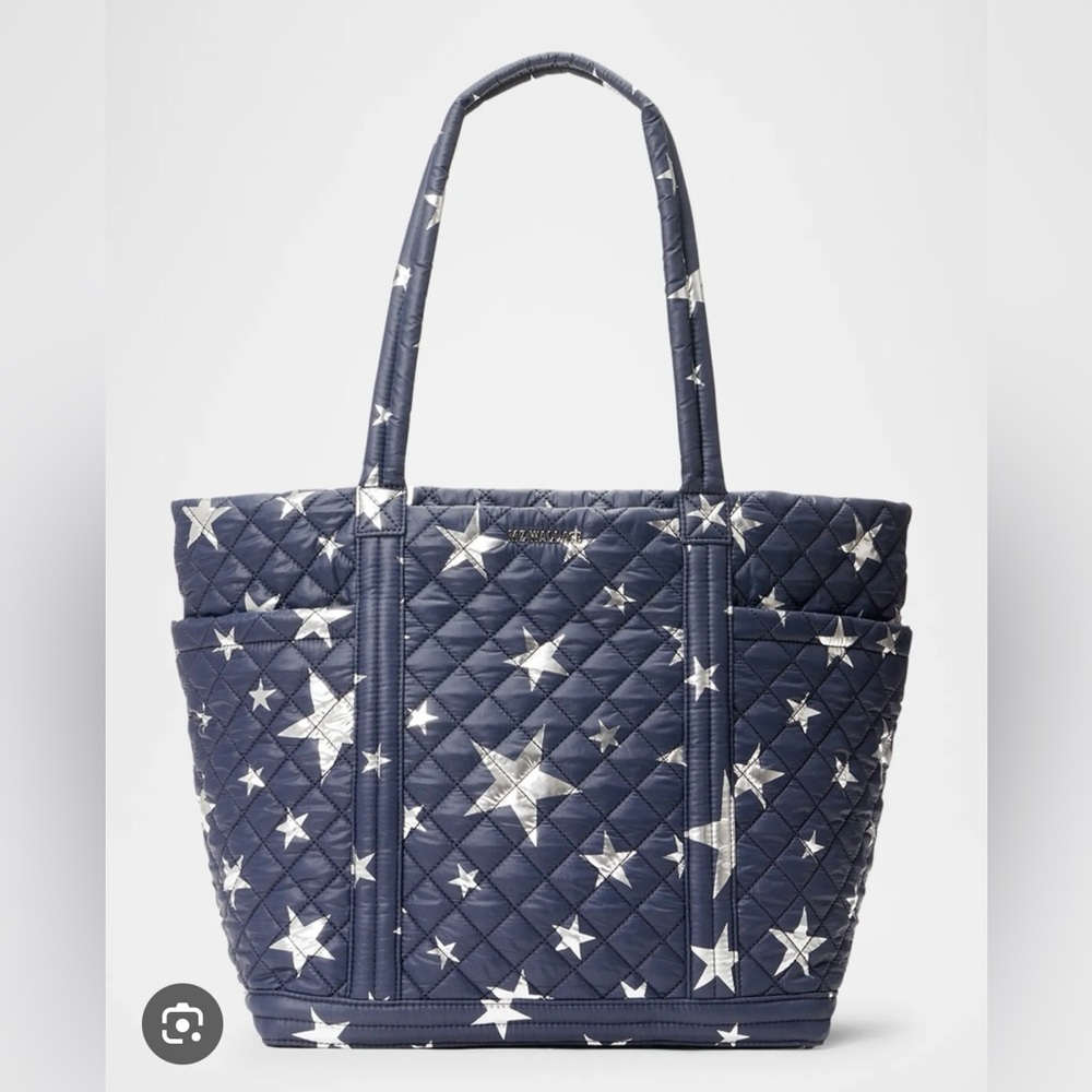 MZ WALLACE Empire Large Star-Print Tote Bag